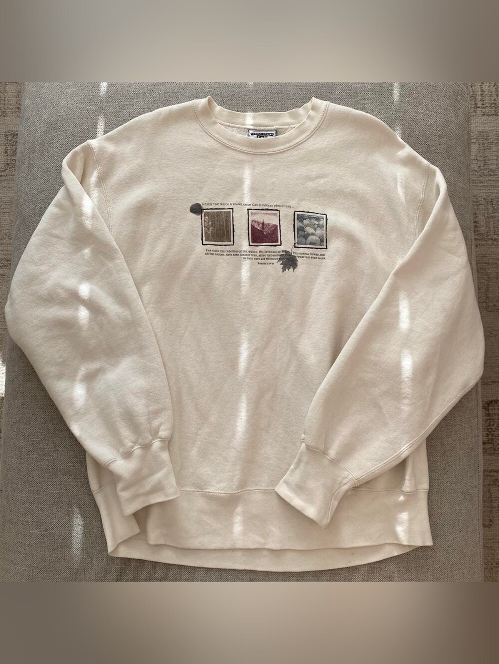 90s Lee Cross Grain Crewneck